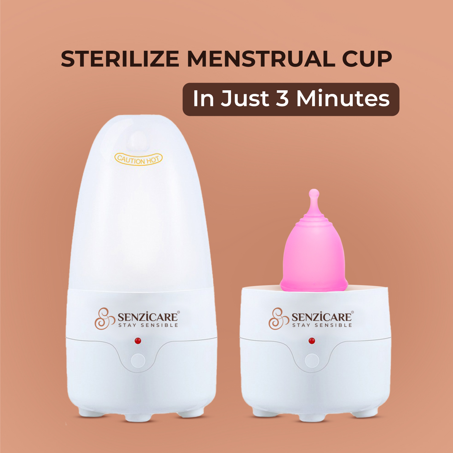 Get Menstrual Z Cup & Steam Sterilizer Combo
