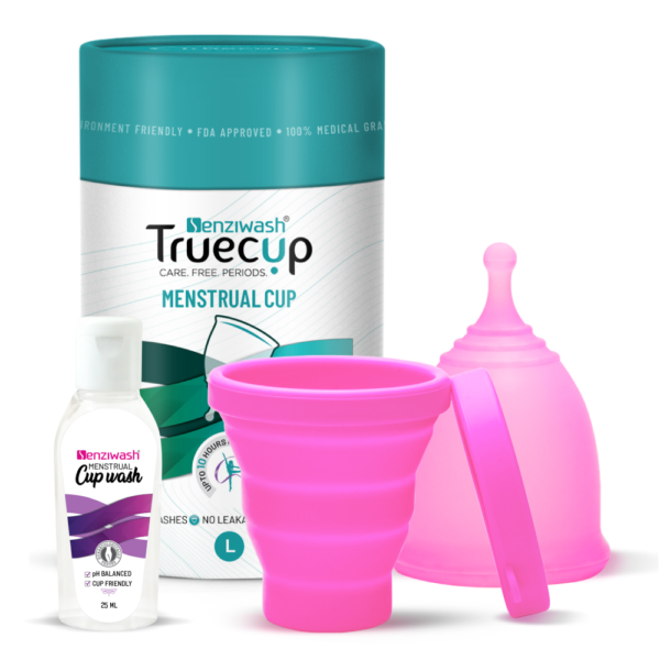 Menstrual cup large& Sterilizer with cupwash